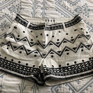 Tribal print shorts
